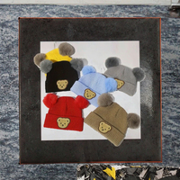 Venta al por Mayor de Gorros de Bebé Bonitos, Unisex, Casuales, de Punto, Cálidos para Invierno, Gorros Infantiles para Viajes y Actividades al Aire Libre.