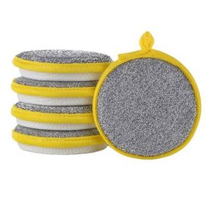 Esponja de Doble Cara para Lavar Platos, Cepillo para Lavar Platos, Esponjas para Lavar Ollas y Sartenes, Herramientas de Limpieza Doméstica Reutilizables para Cocina - Product Image 1