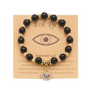 Bracelet naturel en perles de verre colorées pour la stabilité émotionnelle – Recommandé aux grossistes – Choix de pierres personnalisées - Product Image 4