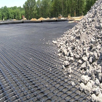 DaringFish Géogrille géosynthétique pour la construction de voies ferrées, autoroutes et aéroports, et la clôture de jardins