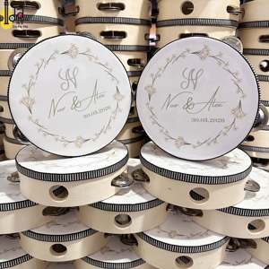 Tamborina de madera de 6 pulgadas para bodas, tamborina para pista de baile, tambor de mano al por mayor, precio de compra. - Product Image 3