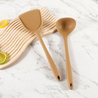 Ensemble de 2 ustensiles de cuisine en silicone de qualité alimentaire WEIMU résistant aux hautes températures, compatible four/micro-ondes/lave-vaisselle pour usage domestique et professionnel