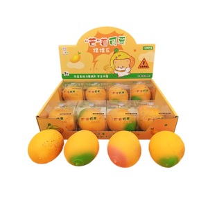 Juguete Antiestrés de Silicona y TPE con Forma de Mango para Descomprimir y Aliviar el Estrés - Divertido Juguete de Simulación de Frutas para Niños de 2 a 13 Años - Product Image 5