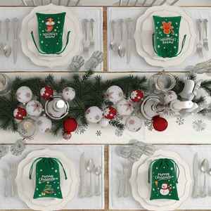 <b>Small</b> Christmas Bags Green Velvet Drawstring Pouches Wrapping Dice Candy Gift Cards or Coins for Kids Friends Customers - Product Image 2