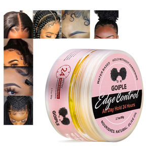 Olio di Argan a base d'acqua di marca propria OEM naturale di lunga durata senza fiocchi forte tenuta senza cera per capelli grassa <span class=keywords><strong>Gel</strong></span> per il controllo dei bordi con etichetta privata - Product Image 5