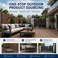 Planches de terrasse modulaires en aluminium à emboîtement DIY, surface imitation bois, pour jardin résidentiel, terrasse, livraison directe