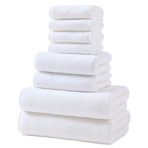 Toallas de Hotel Premium Ecológicas de Poliéster Tejido de Secado Rápido Ultra Absorbentes Textura Suave y Cómoda Duraderas para Uso Diario - Product Image 1