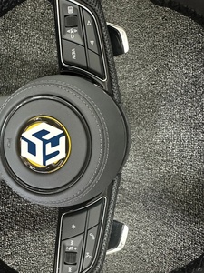 Volante de Cuero Liso Nuevo de Fábrica para Volkswagen <span class=keywords><strong>R</strong></span>-line Passat Golf Jetta Tiguan Polo Bora <span class=keywords><strong>Arteon</strong></span> 2010-2025 - Product Image 6