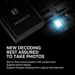 니콘 D5300 <span class=keywords><strong>D3200</strong></span> D5200 D3400 D5600 D3500 D3300 <span class=keywords><strong>D3200</strong></span> D5100 D5100 P7100 SLR 카메라용 FB EN EL14 카메라 배터리 블랙 리튬 이온 스톡 - Product Image 4