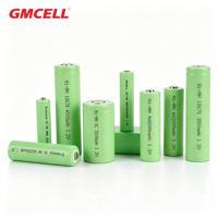 Baterai Isi Ulang GMCELL 1.2V AAA NiMH 1200mAh Low Self-Discharge untuk Elektronik Konsumen, Bersertifikasi CE & RoHS