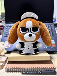 Muñeco de Peluche de Perro Súper Suave con Disfraz de Sirvienta, Juguete Decorativo con Delantal de Encaje Blanco y Negro, Regalo de Peluche de <span class=keywords><strong>Cachorro</strong></span> - Product Image 5