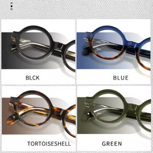 Lunettes de vue rondes en acétate de style rétro haut de gamme Saint <span class=keywords><strong>Van</strong></span> Gogh, prix d'usine, nettoyage facile, solides et durables, pour tous - Product Image 6