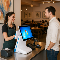 Sistemas POS LIVERDOL OEM al por Mayor, Quioscos de Pago, Punto de Venta, Caja Registradora, Panel Táctil de 10 Puntos, Pantalla de 15.6'', Android/Windows