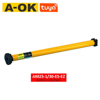 Moteur tubulaire A-OK avec batterie au lithium, garantie 5 ans, moteurs intelligents Tuya Zigbee pour stores enrouleurs, rideaux