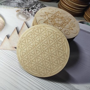 Tabla de Péndulo, Tabla de Radiestesia de Madera, Tabla de Mensajes Metafísicos para Brujería, Kit de Suministros para Altar Wiccano, Madera Nórdica - Product Image 6