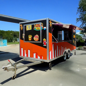 BBQ Fried Chicken Mobile Equipped With Full Restaurant Chinese Food Truck Mobile Spain Churros Trailer - Product Image 1