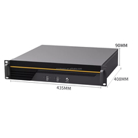 J6412 J4125 Serveur informatique industriel Quad-Core 2U Rack 2 Gigabit Lan 6COM RS485 GPIO VPN Firewall I7 1165G7 I5 10210U Stock