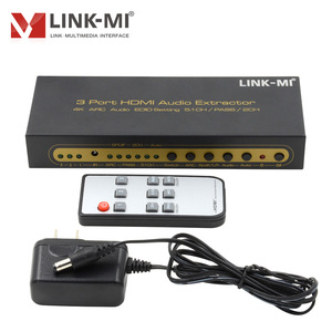 Commutateur <span class=keywords><strong>HDMI</strong></span> 3x1 <span class=keywords><strong>4K</strong></span> avec extracteur audio SPDIF ARC 5.1CH 2.0CH 3 entrées 1 sortie Commutateur <span class=keywords><strong>HDMI</strong></span> Télécommande IR 3D - Product Image 4