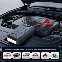 Démarreur de batterie de voiture 1000A portable ZD02 pour véhicules électriques, motos, camions et SUV avec écran numérique et éclairage LED