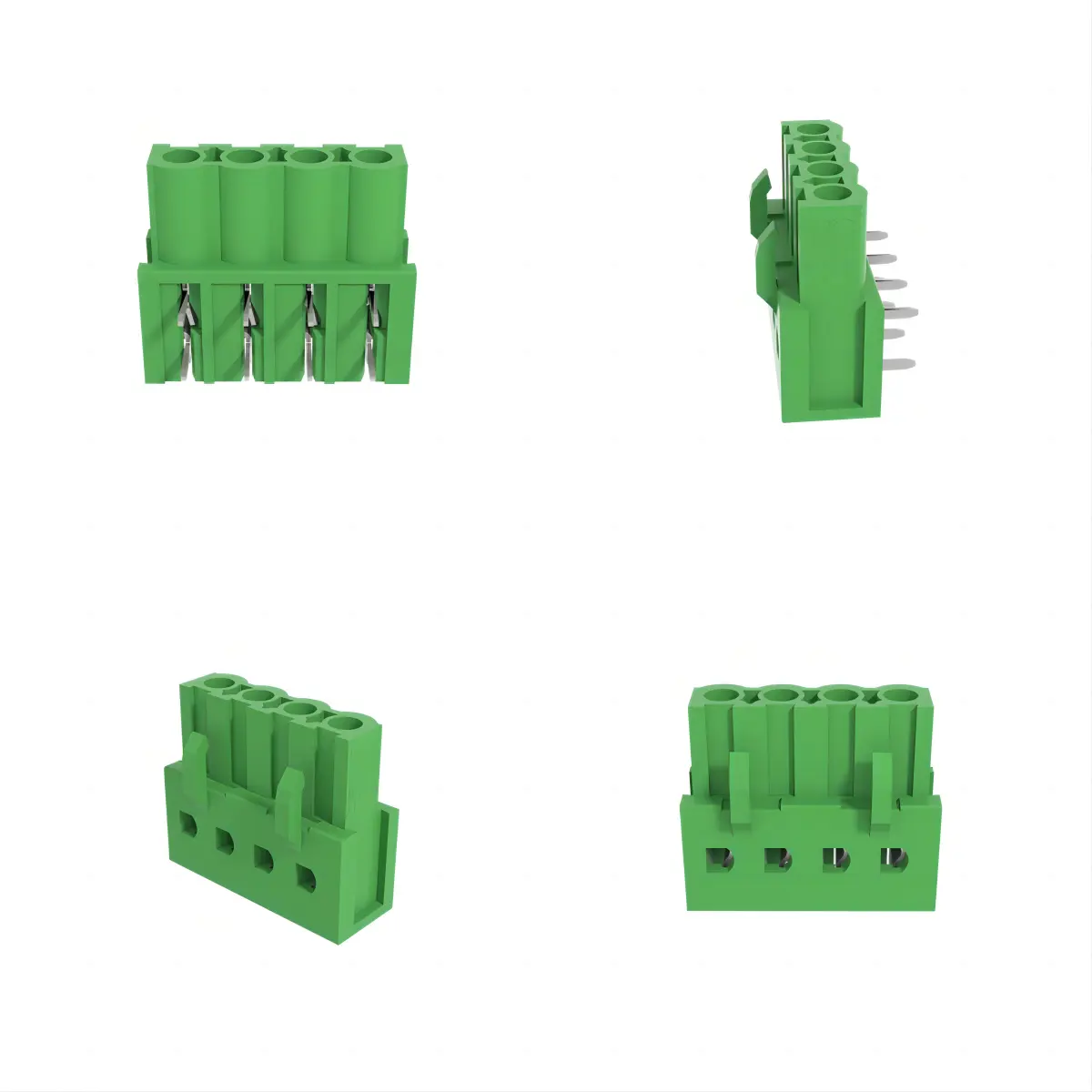 Derks YC080B-508 2-16P 5,08 mm Steckschlüssel in Schlüsselaufschlussblock elektrischer Stecker Stiftschlüssel Anschluss für PCB-Schlüsselaufschlussblöcke