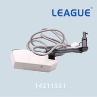 Plaque d'alimentation de rechange en acier de marque LEAGUE 14143002 pour machine à coudre industrielle, compatible avec les séries LK-1900, LK-1900AN, LK-1900B