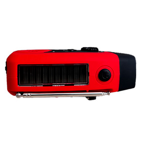 Radio portable d'urgence à manivelle avec 3 lampes LED, haut-parleur météo AM/FM/NOAA, téléphone, alimentation solaire, chargement USB WD-088 Solar - Product Image 3