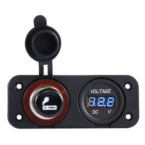 12v double USB voiture allume-cigare prise séparateur pour voiture motos bateau chargeur adaptateur d'alimentation sortie accessoires panneau - Product Image 1