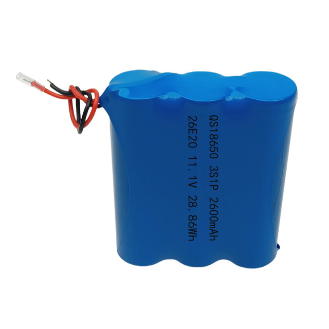 18650-12V-2600mAh  Rechargeable Lithium Ion Battery Cell Cylindrical 18650 Battery PACK for Power Bank Flashlight