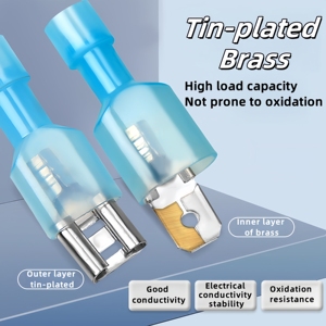 Cnxi hoàn toàn cách điện nữ nhanh chóng ngắt kết nối <span class=keywords><strong>Lugs</strong></span> fdfn loại Nylon Pin <span class=keywords><strong>Spade</strong></span> chia kết nối uốn thiết bị đầu cuối làm bằng đồng - Product Image 4