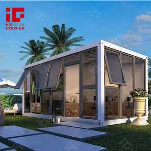 Fabbrica prefabbricata Casa modulare rimovibile Flat Pack Container minuscole case cabina per ufficio pod Kit case case Cottage pronto per la spedizione - Product Image 2