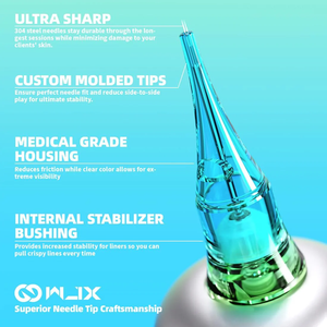 Cartuchos de Tatuaje Desechables Profesionales <span class=keywords><strong>WJX</strong></span> Ultimate, <span class=keywords><strong>Agujas</strong></span> de Acero Inoxidable, 20 Piezas/caja para Arte Corporal - Product Image 3