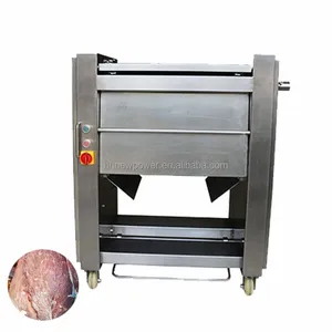 Equipo de procesamiento de carne de cerdo de 0,6mm, máquina para quitar Fascia de carne, máquina para desollar Fascia de carne a la venta