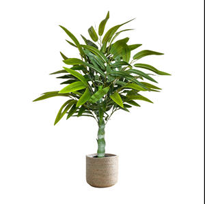 Bambou Artificiel de Simulation Végétale Bionique, Grand Arbre de Bambou Artificiel en Pot pour Salon - Product Image 4