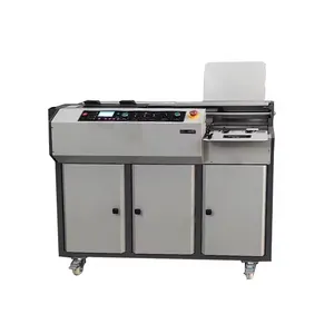 A600f High Speed Fabriek Gebruik Hot Melt Lijm Boek Binding Machine Digitale Dubbele Modus Boek Lijm Binder Machine Met Goede Prijs