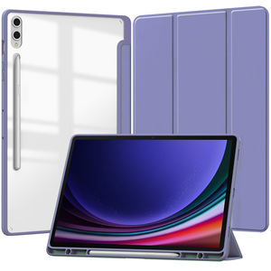 Pour <span class=keywords><strong>Samsung</strong></span> S11 2025 tablette couvre acrylique + étui à rabat en cuir avec fente pour stylo anti-rayures antichoc Durable tablette couvre étuis - Product Image 1