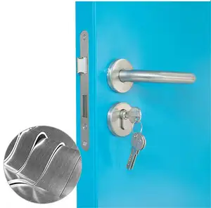 Low Price Cost Effective Clean Steel Security Door Color Coated Painted Steel Door For Clean Room