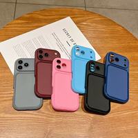 Coque Souple en TPU avec Grande Fenêtre pour iPhone 15 Pro, 16 Plus, Protection Intégrale 360° pour iPhone 16, 15, 17 Pro Max, 14, 13