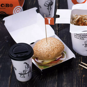 Производитель, украшение для еды, логотип под заказ, сэндвич, зубочистки, флаги гамбургеров для вечеринки - Product Image 3