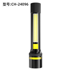 ไฟฉายแบบชาร์จไฟได้ LED อลูมิเนียมอัลลอยด์ ไฟส่องสว่างกลางแจ้งพร้อมฟังก์ชั่นหรี่แสง แสงสีขาวสำหรับการตั้งแคมป์และความปลอดภัย - Product Image 3