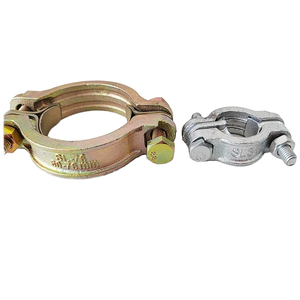 Collier de serrage <span class=keywords><strong>hydraulique</strong></span> à double boulon JY, robuste, en acier au carbone, sécurité, collier de serrage à quatre boulons à verrouillage - Product Image 1