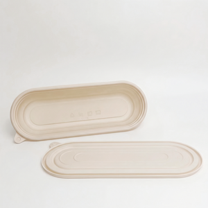 90 Days Compostable 550ml Cornstarch Lunch Box Eco Non-Toxic <strong>Biodegradable</strong> Fast Food Container Takeaway <strong>Disposable</strong> <strong>Tray</strong> Box - Product Image 3