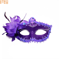 Masques de fête à motif floral pour Halloween, carnaval, saison des diplômes, masques de mascarade vintage en PVC, masques oculaires Phantom Opera – Grande Vente