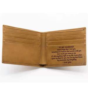 Portefeuille court pour <span class=keywords><strong>homme</strong></span> en <span class=keywords><strong>cuir</strong></span> PU vintage, fabrication directe d'usine, <span class=keywords><strong>porte</strong></span>-cartes, pince à billets, fermeture ouverte, gravure au laser - Product Image 1