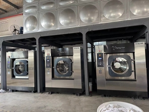 Công Nghiệp Chuyên Nghiệp Hơi Nước Rửa Công Suất Lớn Máy Giặt Phía Trước Tải Giá Cho Giặt Kinh Doanh Thương Mại - Product Image 6