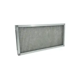 Volledig Metalen Aluminium Gaas Filter Luchtzuivering Opvouwbare Aluminium Gegolfde Filter G3 G4 G5 Voorfilter