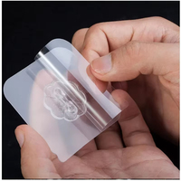 Crochets Muraux Transparents Auto-Adhésifs Robustes Support pour Cuisine Salle de Bain Accessoire pour Armoires et Salons