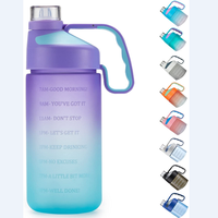 Bouteille d'eau givrée personnalisable avec logo pour sport et gym, avec paille, sans BPA, compatible eau bouillante, écologique, certifiée CE, design moderne pour entreprise
