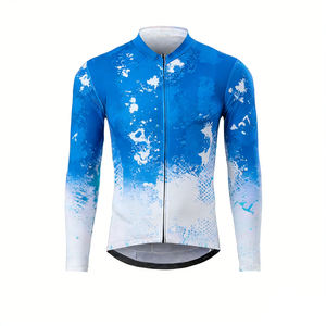 Vente directe, maillot de cyclisme respirant à séchage rapide, sublimation personnalisée, manches longues, événements d'équipe, course sur route, maillots de vélo - Product Image 3
