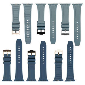 Bracelet de montre en silicone liquide 38/40/42/49mm de conception de luxe pour Apple Watch Series 9 <span class=keywords><strong>8</strong></span> 7 Bracelet de montre en caoutchouc pour <span class=keywords><strong>Applewatch</strong></span> - Product Image 5