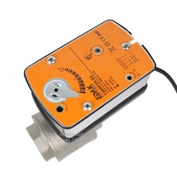 Vanne de régulation électrique modulante EDAK, en acier inoxydable SS304, à sécurité intégrée, 4-20mA 0-10V, filetage NPT BSPT 1/4''-2'' DN8-DN50, 2/3 voies